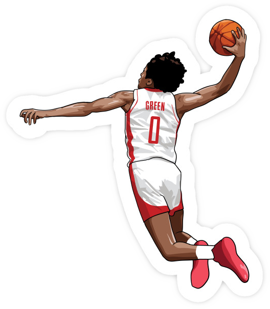 NBA player dunking
